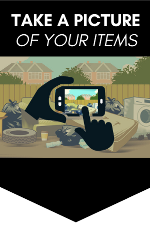 take a picture of your items ad pictures